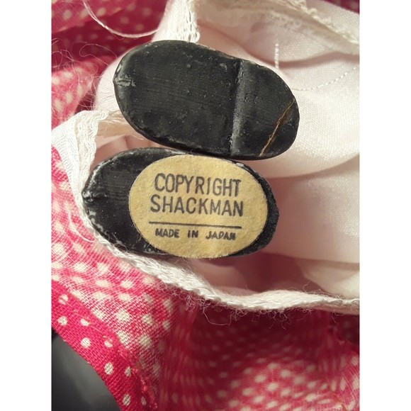 Vintage BISQUE SISTER DOLL!!  Handmade Shackman 8 inch Japan - Picture 7 of 7